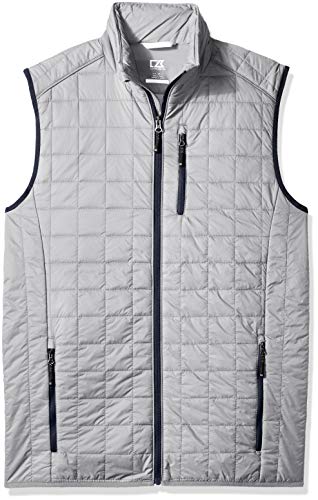 Cutter & Buck Men's Standard Weather Resistant Primaloft Alternative Rainier Down Vest