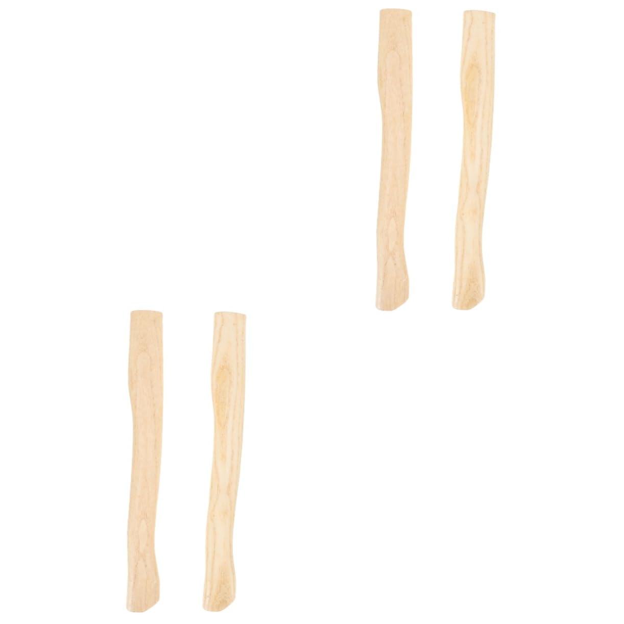 OSALADI 4 Pcs Ax Handle Replacement Handle Throwing Handle Wood Handle Accessory Hatchet Handle Hammer Handle Wooden Ax