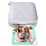 HP Sprocket Portable Photo Printer (2nd Edition) – Instantly print 2x3' sticky-backed photos from your phone – [Luna Pearl] [1AS85A]
