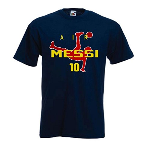 France Soccer Club Leo Fans Air Messi T-Shirt Navy Adult Small