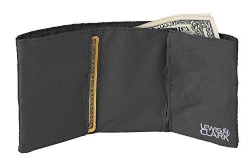 Lewis N. Clark Featherlight Rfid Tri-Fold Wallet, Gray, One Size #TOP1