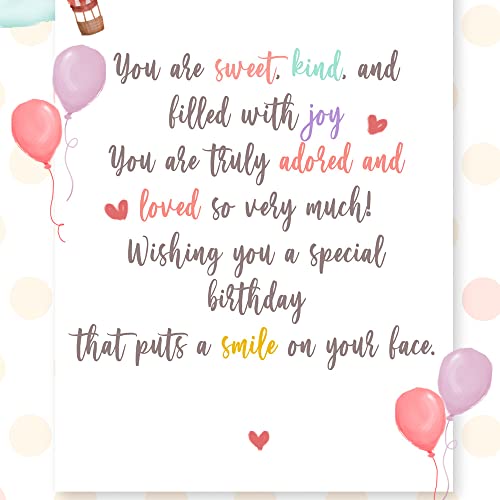 Birthday Card Great Granddaughter | Made In America | Eco-Friendly | Thick Card Stock With Premium Envelope 5In X 7.75In | Packaged In Protective Mailer | Prime Greetings #TOP6