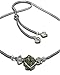 Genuine Moldavite Necklace with Herkimer Diamond Crystals - Certified Moldavite Crystal Pendant | High Vibration Energy Self-Healing Transformation Moldavite Stone | Moldavite Jewelry for Women S62a