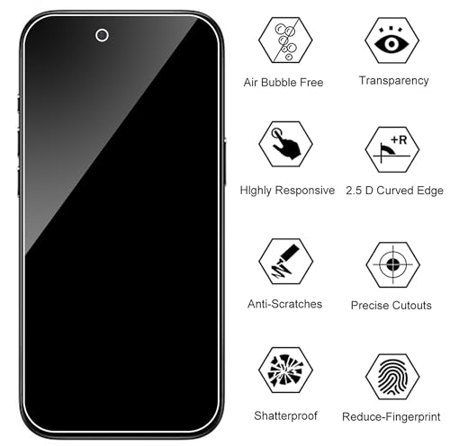 Filtre confidentialité iPhone 17 Air pour protéger votre écran des regards en public - 3