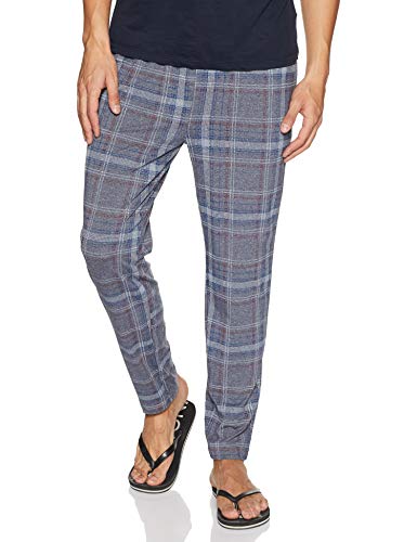 Image of Jockey Men's Relaxed Fit Sweatpants (IM03 Mid Blue Melange Print09 Large)