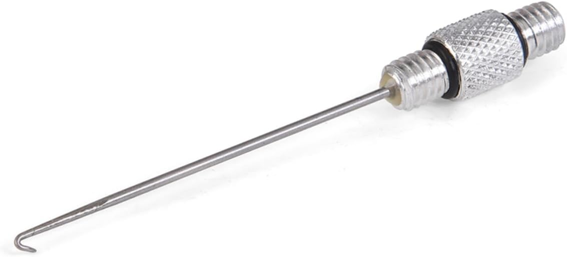 UKCOCO Fishing Rigging Bait Needle with Aluminum Alloy Handle Includes of Barbs Needles for Easy Baiting and