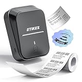 ETIKEZ PM260 Label Maker Machine with Tape, 2 Inch Label Maker Bluetooth Label Printer, Inkless Portable Labeler for Home, Kitchen, School, Office Organization, Deep Grey