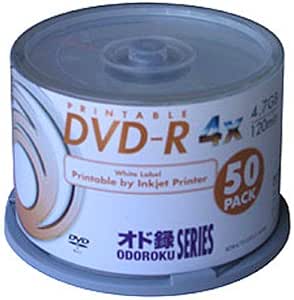 Amazon.com: Radius Technology 4.7 GB/120-Minute 4X Printable DVD-R ...