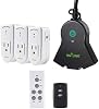 BN-LINK Wireless Remote Control Outlet – F1200W/10A, For Lights & Electronics