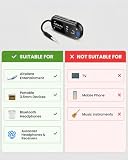 Avantree Voyager – adapter Bluetooth 5.4 Auracast z ekranem OLED do samolotu, chip Qualcomm i aptX Adaptive, bezprzewodowy transmiter audio do słuchawek, AirPods, podróży i lotów