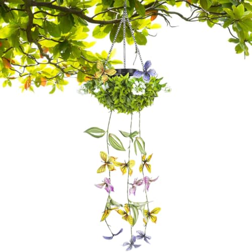 Lampe papillon d'extérieur solaire étanche avec kit de fixation complet - 7