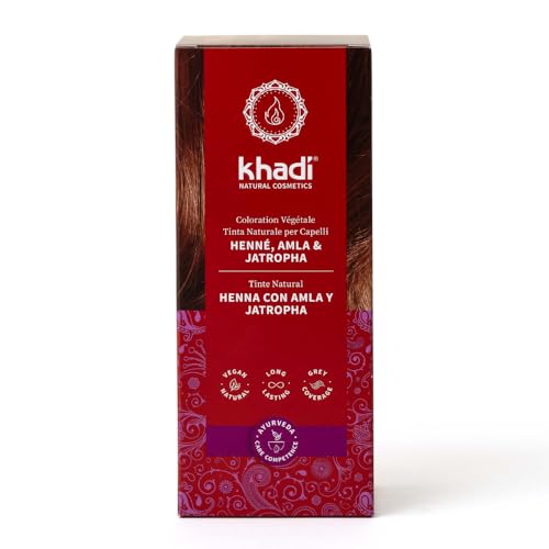 khadi HENNÉ, AMLA & JATROPHA Coloration végétale -...