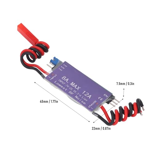 UBEC régulateur anti coupure pour sécuriser l'alimentation servo 7.4V