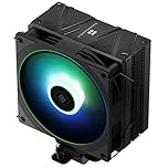 Thermalright Assassin Spirit 120 EVO Black CPU Cooler, 120mm PWM Quiet ARGB Fan CPU Air Cooler, AGHP 4th Technology, Support Intel lga1700/1150/1151/1200,AMD AM4 AM5, Computer Cooler(AS120 EVO)