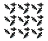 25 Pcs Black For Suzuki Plastic Clips for Bike ATV Quad Fenders Covers 09409-06314-5PK, Powersports Fenders...