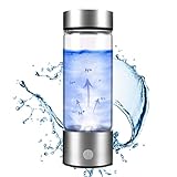 420ml Hydrogen Water Bottle Portable Hydrogen Water Ionizer Machine USB Rechargeable Hydrogen Water Generator,Hydrogen Rich Water Glass Health Cup for Home Travel