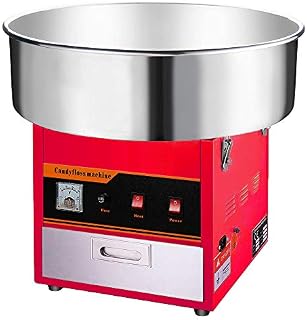 Clevr Large Commercial Cotton Candy Machine Party Candy Floss Maker Red