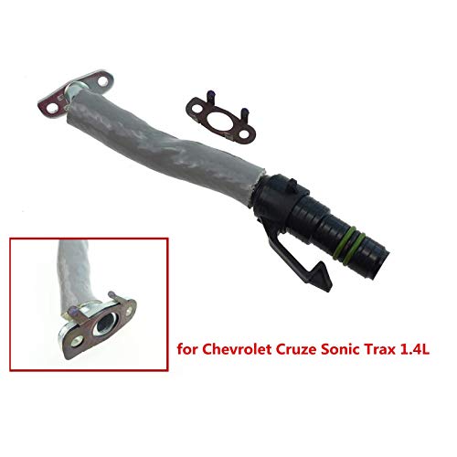55587854 Turbo Oil Return Pipe Tube Hose For Chevy Cruze Sonic Trax Buick Encore 1.4L, Engine Turbocharger Oil Return Line Replaces # 55569839 #TOP3