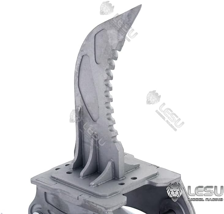 1/14 Scale Lesu Model Part Metal Ripper Scarifier Carter C374 Rc Hydraulic Excavator