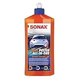 SONAX Ceramic Polish All in One | Si-Carbon Technology for Polishing & Protecting Car Paint | Removes Scratches & Swirls | Long-Lasting Gloss & Hydrophobic Protection | Easy to Apply | 247200 | 500ml