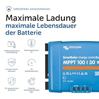 Victron Energy SmartSolar MPPT Laderegler - Solar Laderegler (Bluetooth) - 100V 30 Amp 12/24-Volt – Ansicht 8