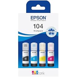 Epson EcoTank 104 Genuine Multipack Ink Bottles