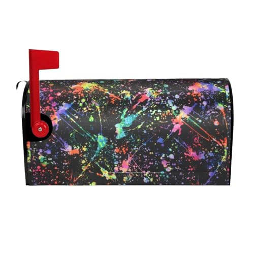 Copertura per cassetta postale impermeabile con magneti colorati - Cassetta delle lettere con stampa standard per cassette postali 53 x 45 cm