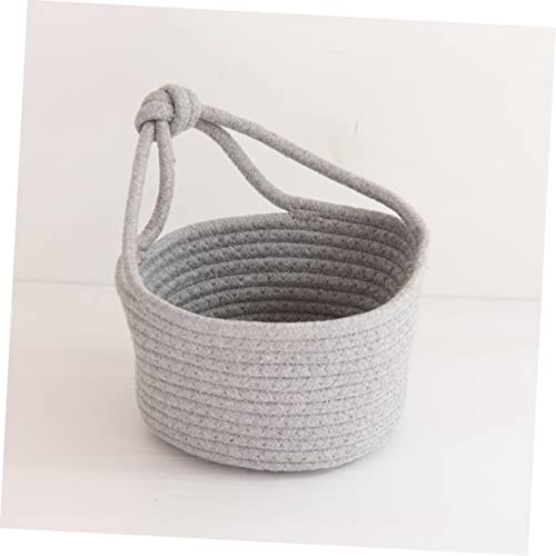 Holibanna Cesta De Revista Plantas Decoração Plantadores Brancos Corda De Juta Plantador Pendurado M