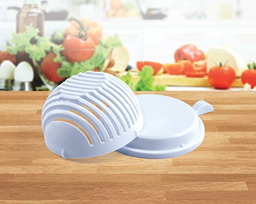 Innovative Living Salad Cutter Bowl, Upgraded Easy Salad Maker, Fast Fruit Vegetable Chopper For Fresh Veggies #TOP5