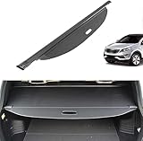 【Premium Material】: Die einziehbare hintere Ladungsabdeckung ist aus Premium-Material, das wasserdicht, sonnenbeständig und nicht leicht zu brechen ist. Die Hauptstützstange ist aus hochfester, leichter Aluminiumlegierung hergestellt, die verhindern kann, dass Gegenstände fallen.