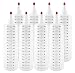 Cornucopia 16-Ounce Plastic Squeeze Bottles with Graduated Measurements (8-Pack); Great for Kitchen, Portion Control, Condiments, Cosmetic Use & Crafts