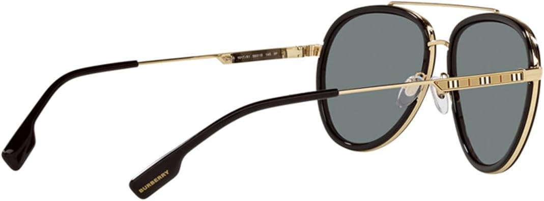 BURBERRY Sunglasses BE 3125 101781 Oliver Gold Polar Dark Grey - Image 9