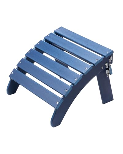 Vevor Pouf Adirondack Pieghevole In Plastica Hdpe, Pouf Adirondack Resistente Alle Intemperie Per Patio Poggiapiedi Per Sedia Adirondack, Utilizzato P