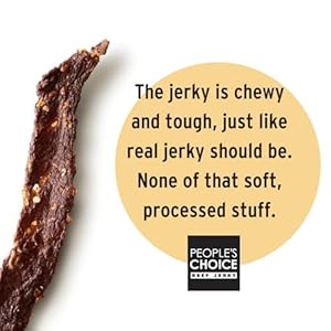 People's Choice Beef Jerky - Old Fashioned - Hot & Spicy - Healthy, Sugar Free, Zero Carb, Gluten Free, Keto Friendly, High Protein Meat Snack - Dry Texture - 1 Pound, 16 oz - 1 Bag Peoples Choice Beef Jerky Old Fashioned Hot Spicy Healthy Sugar Free Zero Carb Gluten Free Keto Friendly High Protein Meat Snack Dry Texture 1 Pound 16 oz 1 Bag