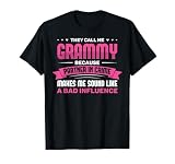Grammy Partner In Crime Grammy They Call Me Grammy T-Shirt