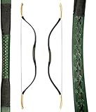 AF Archery Fiberglass Recurve Bow, 53' Traditional Horse Bow, Mounted Archery and Precision Shooting,Suitable for Entry Into Adults Youth Beginners Enthusiasts and Hunting, 20-60 lbs (25LBS)