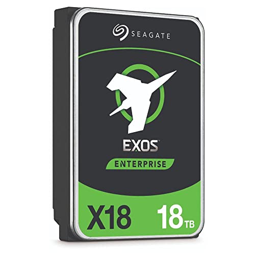SEAGATE - Unidad de estado sólido EXOS X18 SAS de 18 TB y 3,5', Helium 512E/4K a 7200 RPM