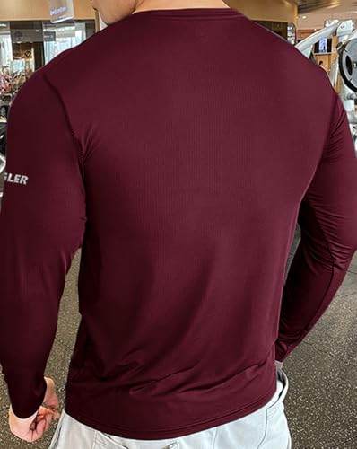 Image of Noble Monk Mens Polyester Solid Regular Fit T-Shirt