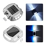 16 Pack,VOLISUN Solar Driveway Dock Deck Lights