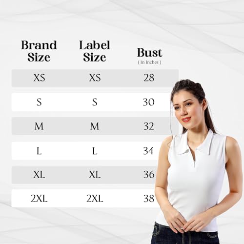 Image of TRASA Women's Sleeveless Rib Knitted Cotton Racer Back Tank Tops Collared Neck Crop Tank Tops - Available Sizes -XS, S, M,L,XL,2XL