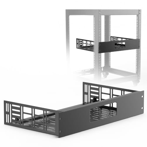 ynVISION.DESIGN 2U ���b�N�V�F���t WiiM Amp Amp Pro Vibelink Amp�p | �[��11�C���`�A19�C���`��AV�A�I�[�f�B�I�A�T�[�o�[���b�N�Ƀt�B�b�g�B1�A���y�A��ێ��B�P�[�u���Ǘ��t���̒ʋC���A�J�X�^���t�B�b�g�B��