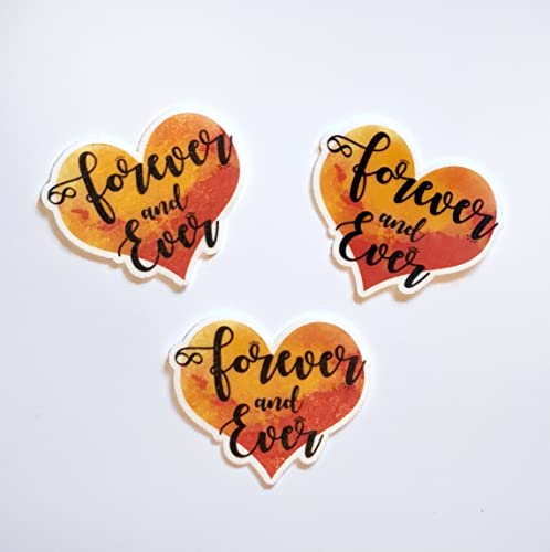 Muffinaufleger Muffins Caketopper Herz rot "Forever and Ever" Valentinstag Cover