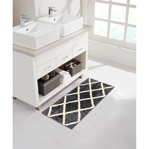 Image of The First Home Decor Modern Anti Slip doormats for Entrance Living Room Bedroom Kitchen Bathroom Doormat 1.5x3 feet (D2D12)
