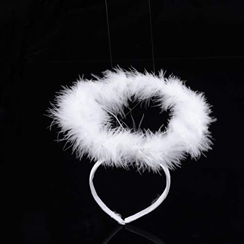 Lurrose 3Pcs Angel Headbands White Halo Headbands Halloween Angel Costume Halo Hair Band Hair Hoops For Halloween Christmas Carnival Costume #TOP7