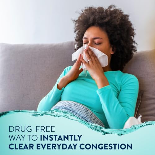Sinex Saline by Vicks Moisturizing Nasal Spray, with Aloe, Drug Free Ultra Fine Mist, Clear Everyday Sinus Congestion Fast, Clear Mucus from a Cold or Allergy, 5.0 fl oz - image 2