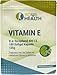 Produktbild Vitamin E 400 I.E. - 360 mg D-Alpha-Tocopherol - Natürliche E-Vitamine als Nahrungsergänzungsmittel - Starkes Antioxidans - 180 Kapseln