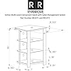 Amazon.com: Ryan Rove Ashton Multi-Level Media Component Stand - Living ...