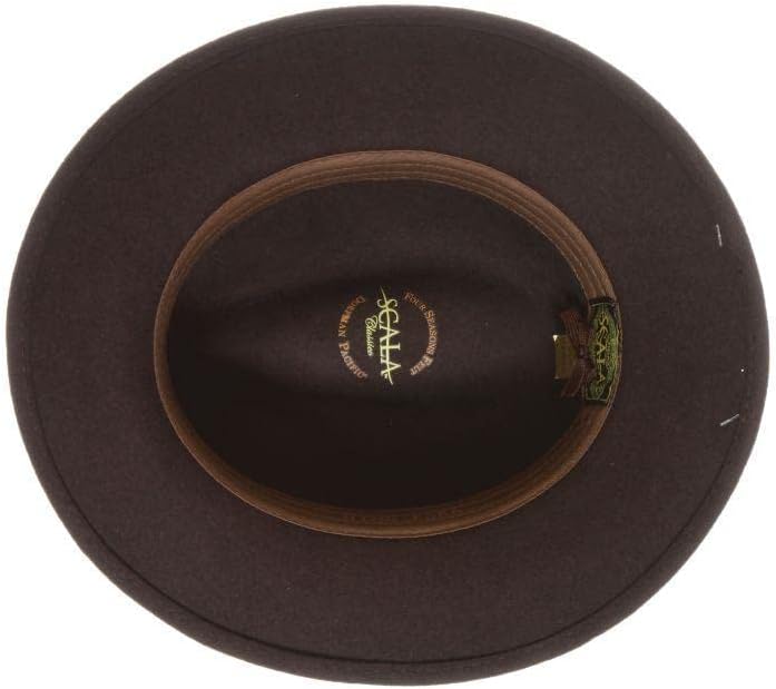 Scala Classico Men's Crushable Felt Safari Hat - Image 4