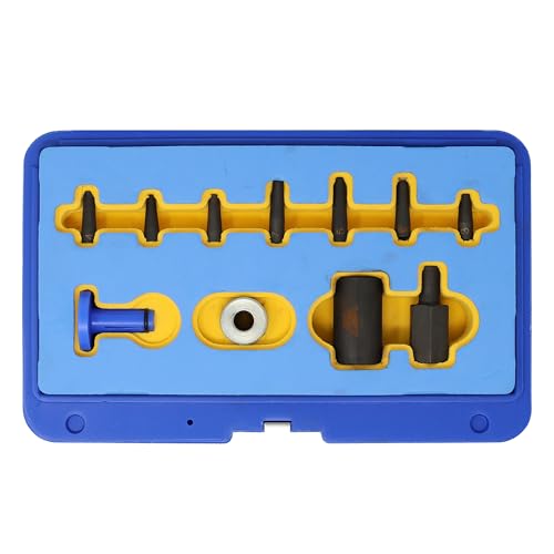 CTA Tools 8481 Fuel Injector Seal Tool Kit - Replace Teflon Fuel Injector Seals Compatible with Ford, GM & Subaru - Includes Cones/Pushers/Resizers - Compatible with Hitachi, Bosch & Delphi Injectors