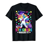 Dabbing 5th Grade Nailed It unicorn 5th grade graduation T-Shirt